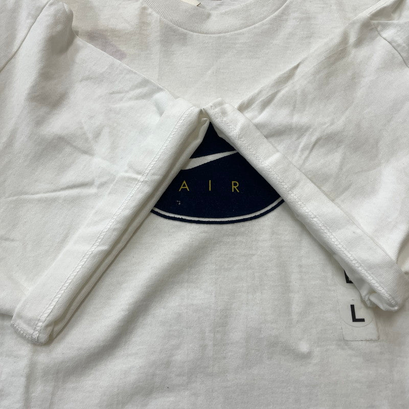 【中古品】【メンズ】 NIKE ナイキ 90's LOGO S/S TEE 90年代 ロゴ ショートスリーブ Tシャツ トップス 半袖 148-251203-ts-22-tei サイズ：L カラー：ホワイト 万代Net店