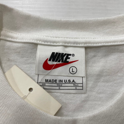 【中古品】【メンズ】 NIKE ナイキ 90's LOGO S/S TEE 90年代 ロゴ ショートスリーブ Tシャツ トップス 半袖 148-251203-ts-22-tei サイズ：L カラー：ホワイト 万代Net店