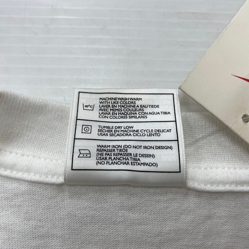 【中古品】【メンズ】 NIKE ナイキ 90's LOGO S/S TEE 90年代 ロゴ ショートスリーブ Tシャツ トップス 半袖 148-251203-ts-22-tei サイズ：L カラー：ホワイト 万代Net店