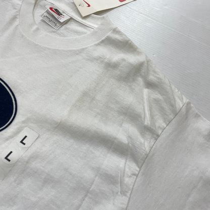 【中古品】【メンズ】 NIKE ナイキ 90's LOGO S/S TEE 90年代 ロゴ ショートスリーブ Tシャツ トップス 半袖 148-251203-ts-22-tei サイズ：L カラー：ホワイト 万代Net店