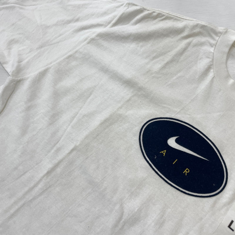 【中古品】【メンズ】 NIKE ナイキ 90's LOGO S/S TEE 90年代 ロゴ ショートスリーブ Tシャツ トップス 半袖 148-251203-ts-22-tei サイズ：L カラー：ホワイト 万代Net店