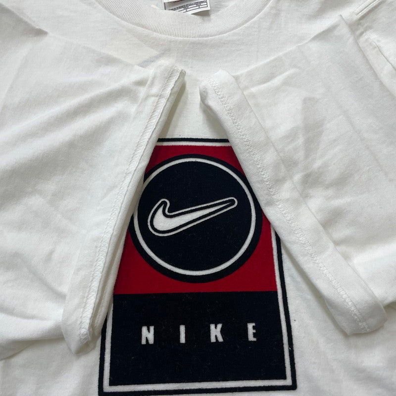 【中古品】【メンズ】 90's LOGO S/S TEE 90年代 ロゴ ショートスリーブ Tシャツ トップス 半袖 148-251203-ts-23-fuzh サイズ：L カラー：ホワイト 万代Net店