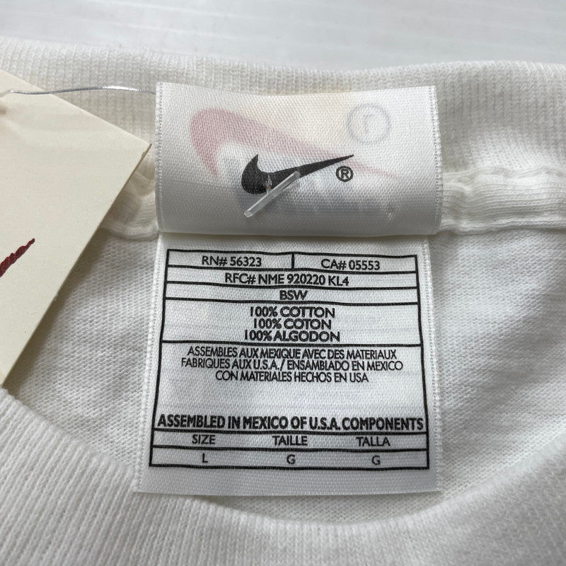 【中古品】【メンズ】 90's LOGO S/S TEE 90年代 ロゴ ショートスリーブ Tシャツ トップス 半袖 148-251203-ts-23-fuzh サイズ：L カラー：ホワイト 万代Net店