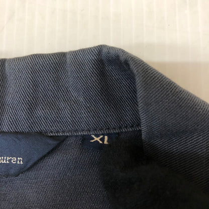 【現状渡し品】【メンズ】 POLO RALPH LAUREN ポロ・ラルフローレン EMBROIDERY BLAZER JACKET エンブロイダリー ブレザー ジャケット ライトアウター USA製 147-251205-ks-20-tei サイズ：XL カラー：ネイビー 万代Net店