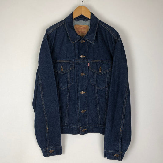 【中古品】【メンズ】 Levi's リーバイス × THE ROLLING STONES ザ・ローリング・ストーンズ 別注 コラボ "Voodoo Lounge World Tour" DENIM JACKET 70506-0216 デニムジャケット ライトアウター USA製 145-251204-yy-05-tei サイズ：38 カラー：インディゴ 万代Net店