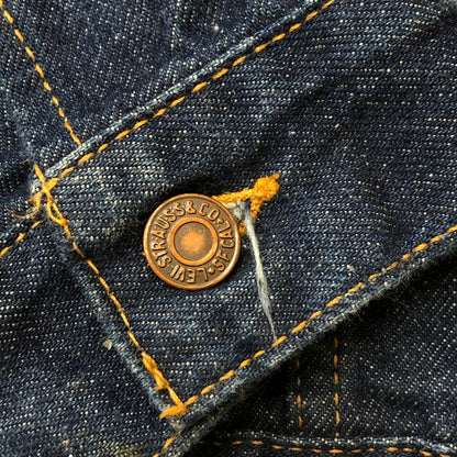 【中古品】【メンズ】 Levi's リーバイス × THE ROLLING STONES ザ・ローリング・ストーンズ 別注 コラボ "Voodoo Lounge World Tour" DENIM JACKET 70506-0216 デニムジャケット ライトアウター USA製 145-251204-yy-05-tei サイズ：38 カラー：インディゴ 万代Net店