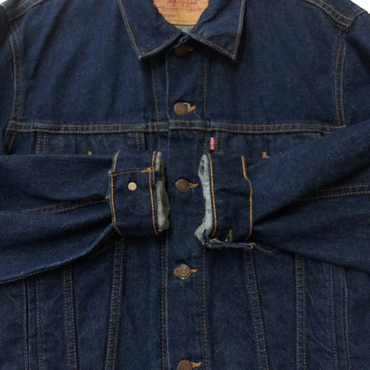【中古品】【メンズ】 Levi's リーバイス × THE ROLLING STONES ザ・ローリング・ストーンズ 別注 コラボ "Voodoo Lounge World Tour" DENIM JACKET 70506-0216 デニムジャケット ライトアウター USA製 145-251204-yy-05-tei サイズ：38 カラー：インディゴ 万代Net店