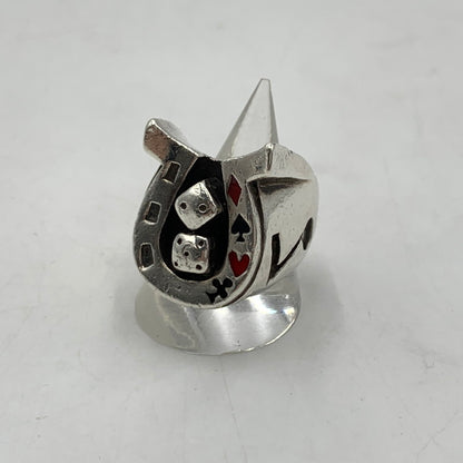 【中古品】【メンズ】 BANBINO バンビーノ HORSESHOE RING ホースシューリング アクセサリー 指輪 192-251204-ts-03-tei カラー：シルバー 19号 万代Net店