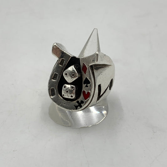 【中古品】【メンズ】 BANBINO バンビーノ HORSESHOE RING ホースシューリング アクセサリー 指輪 192-251204-ts-03-tei カラー：シルバー 19号 万代Net店