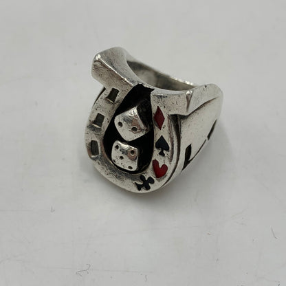 【中古品】【メンズ】 BANBINO バンビーノ HORSESHOE RING ホースシューリング アクセサリー 指輪 192-251204-ts-03-tei カラー：シルバー 19号 万代Net店