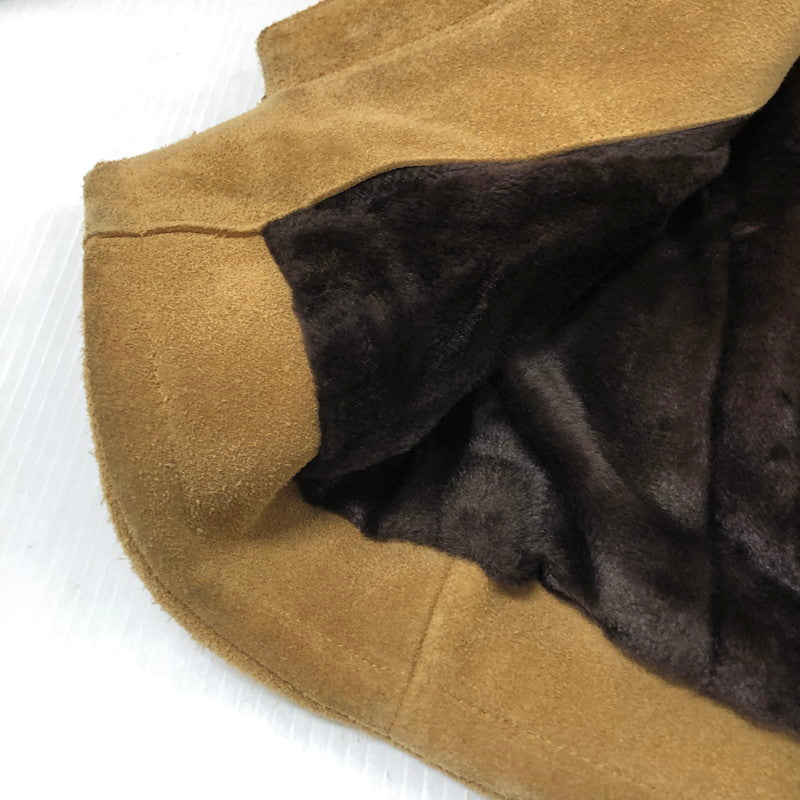 【現状渡し品】【メンズ】 WESTRIDE ウエストライド SUEDE LEATHER SINGLE RIDER JACKET スウェードレザー シングル ライダースジャケット ライトアウター 145-251205-ks-18-tei サイズ：34 カラー：ベージュ 万代Net店