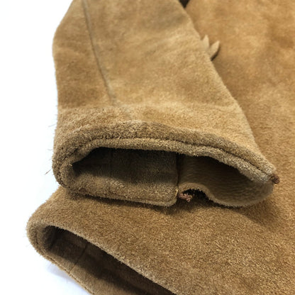 【現状渡し品】【メンズ】 WESTRIDE ウエストライド SUEDE LEATHER SINGLE RIDER JACKET スウェードレザー シングル ライダースジャケット ライトアウター 145-251205-ks-18-tei サイズ：34 カラー：ベージュ 万代Net店