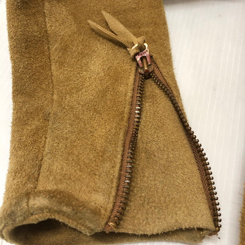 【現状渡し品】【メンズ】 WESTRIDE ウエストライド SUEDE LEATHER SINGLE RIDER JACKET スウェードレザー シングル ライダースジャケット ライトアウター 145-251205-ks-18-tei サイズ：34 カラー：ベージュ 万代Net店