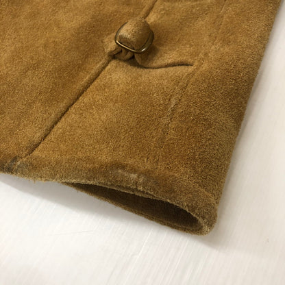 【現状渡し品】【メンズ】 WESTRIDE ウエストライド SUEDE LEATHER SINGLE RIDER JACKET スウェードレザー シングル ライダースジャケット ライトアウター 145-251205-ks-18-tei サイズ：34 カラー：ベージュ 万代Net店