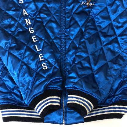 【中古品】【メンズ】 XLARGE エクストララージ REVERSIBLE FLAG GAL SOUVENIR JACKET 101221021005 リバーシブル フラッグギャル スーベニアジャケット ライトアウター スカジャン 刺繍 142-251204-yy-09-tei サイズ：L カラー：ネイビー 万代Net店