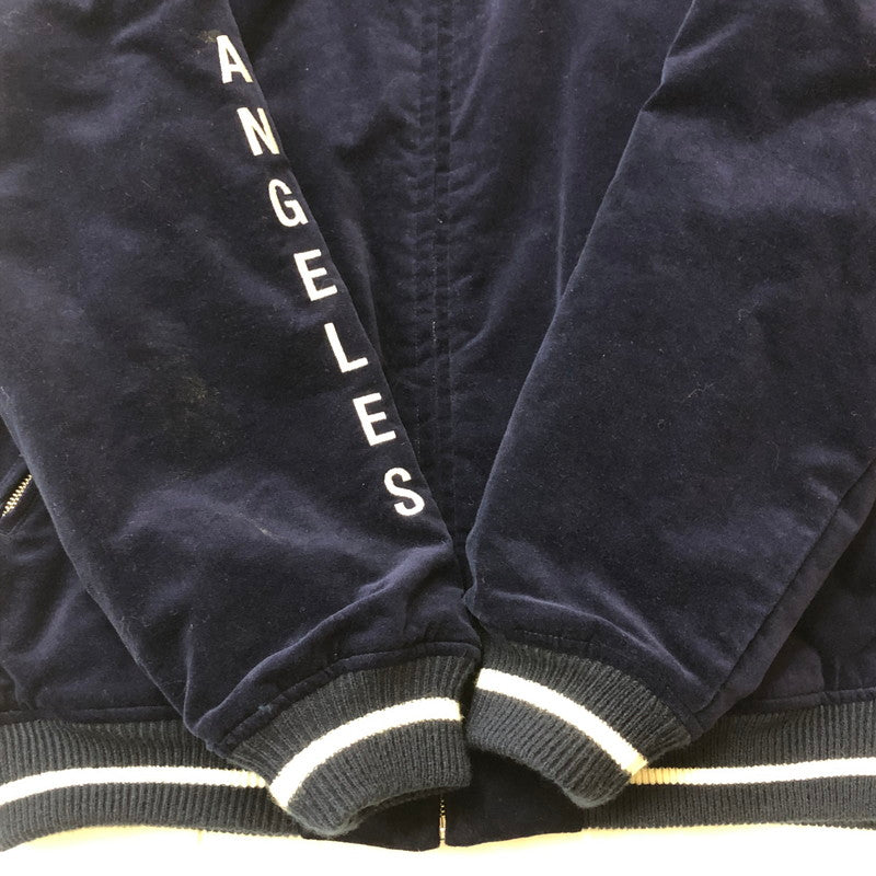 【中古品】【メンズ】 XLARGE エクストララージ REVERSIBLE FLAG GAL SOUVENIR JACKET 101221021005 リバーシブル フラッグギャル スーベニアジャケット ライトアウター スカジャン 刺繍 142-251204-yy-09-tei サイズ：L カラー：ネイビー 万代Net店