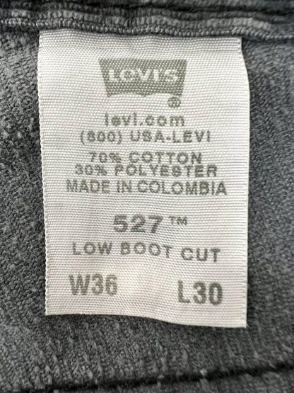 【中古品】【メンズ】 LEVI'S リーバイス CORDUROY PANTS 527 LOW BOOTS CUT コーデュロイパンツ ボトムス ローブーツカット 156-260830-kk-05-hon サイズ：36 カラー：グレー 万代Net店