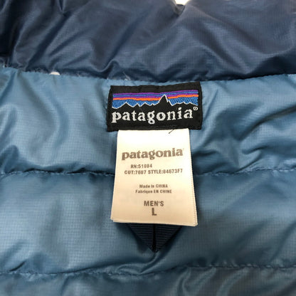 【現状渡し品】【メンズ】 patagonia パタゴニア DOWN JACKET 84673F7 ダウンジャケット アウター 144-251205-ks-08-tei サイズ：L カラー：ネイビー 万代Net店