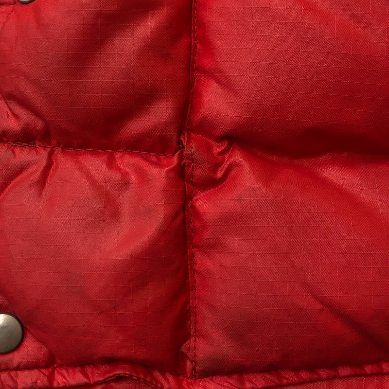 【現状渡し品】【メンズ】 WOOLRICH ウールリッチ 70's NYLON DOWN VEST VINTAGE 70年代 ナイロン ダウンベスト ライトアウター ヴィンテージ 144-251204-yy-02-tei サイズ：S カラー：レッド 万代Net店