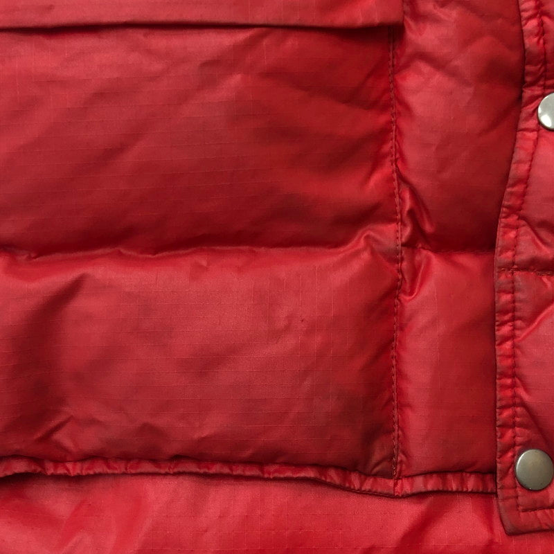 【現状渡し品】【メンズ】 WOOLRICH ウールリッチ 70's NYLON DOWN VEST VINTAGE 70年代 ナイロン ダウンベスト ライトアウター ヴィンテージ 144-251204-yy-02-tei サイズ：S カラー：レッド 万代Net店