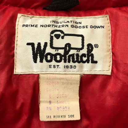 【現状渡し品】【メンズ】 WOOLRICH ウールリッチ 70's NYLON DOWN VEST VINTAGE 70年代 ナイロン ダウンベスト ライトアウター ヴィンテージ 144-251204-yy-02-tei サイズ：S カラー：レッド 万代Net店