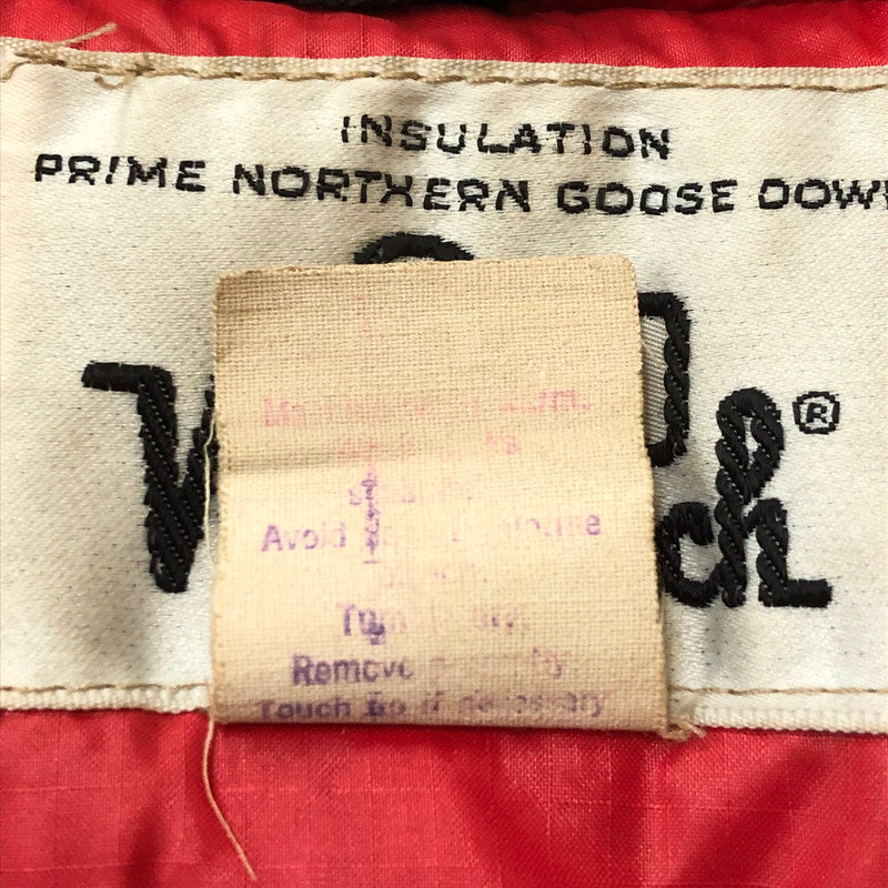 【現状渡し品】【メンズ】 WOOLRICH ウールリッチ 70's NYLON DOWN VEST VINTAGE 70年代 ナイロン ダウンベスト ライトアウター ヴィンテージ 144-251204-yy-02-tei サイズ：S カラー：レッド 万代Net店