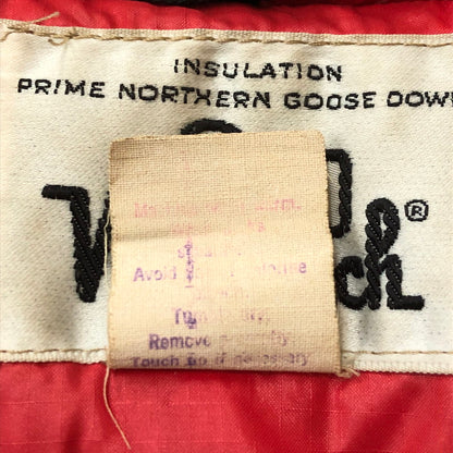 【現状渡し品】【メンズ】 WOOLRICH ウールリッチ 70's NYLON DOWN VEST VINTAGE 70年代 ナイロン ダウンベスト ライトアウター ヴィンテージ 144-251204-yy-02-tei サイズ：S カラー：レッド 万代Net店