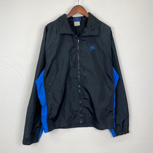 【中古品】【メンズ】 NIKE ナイキ 80's STANDNECK ZIP UP JACKET VINTAGE 80年代 スタンドネック ジップアップ ジャケット ライトアウター ヴィンテージ 148-251205-yo-02-tei サイズ：L カラー：ブラック 万代Net店