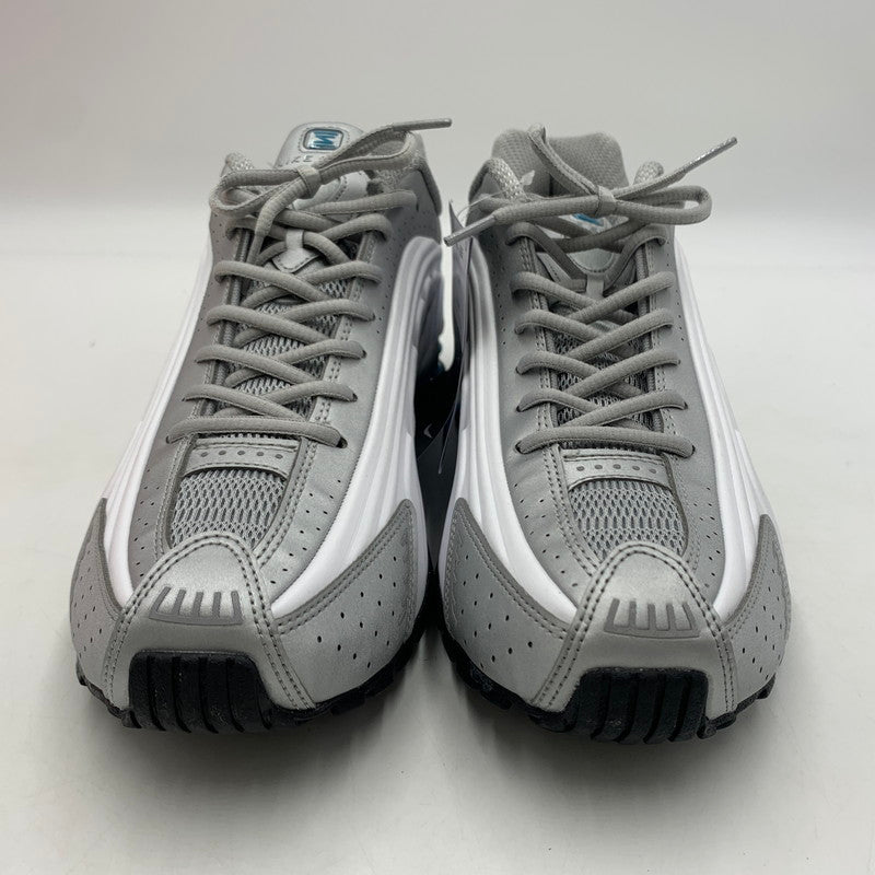 【中古品】【メンズ】 NIKE ナイキ SHOX R4 HQ1988-005 ショックス アールフォー スニーカー 靴 160-260220-ko-06-tei サイズ：29.5cm カラー：シルバー/ホワイト/ブルー 万代Net店