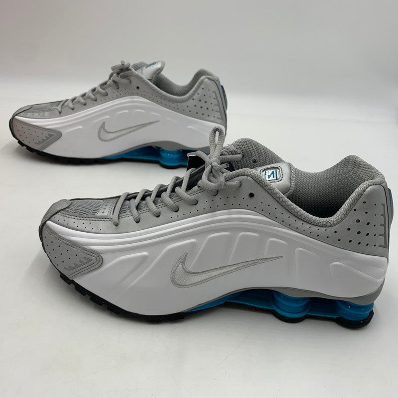 【中古品】【メンズ】 NIKE ナイキ SHOX R4 HQ1988-005 ショックス アールフォー スニーカー 靴 160-260220-ko-06-tei サイズ：29.5cm カラー：シルバー/ホワイト/ブルー 万代Net店