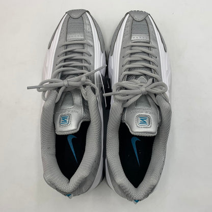 【中古品】【メンズ】 NIKE ナイキ SHOX R4 HQ1988-005 ショックス アールフォー スニーカー 靴 160-260220-ko-06-tei サイズ：29.5cm カラー：シルバー/ホワイト/ブルー 万代Net店