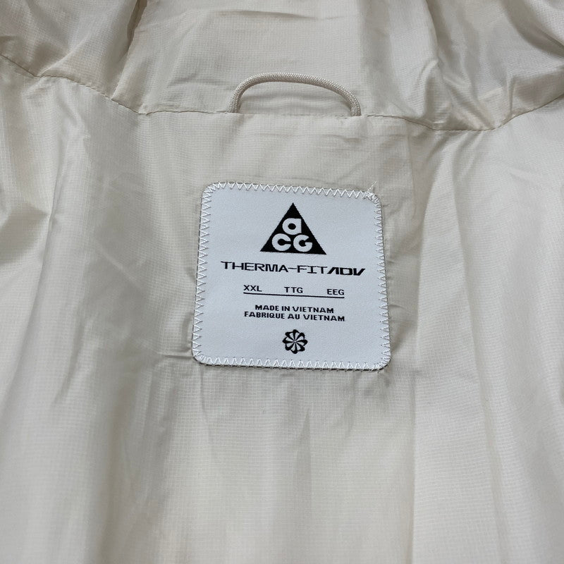 【中古品】【メンズ】 NIKE ACG ナイキ エーシージー AS M ACG TFADV LUNAR LAKE JKT HF0034-104 ルナ レイク ジャケット アウター ダウンジャケット 148-251205-yo-05-tei サイズ：XXL カラー：OREWOOD BRN/SUMMIT WHITE 万代Net店