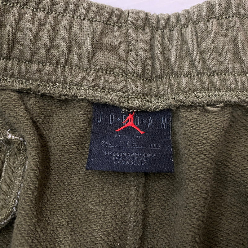【中古品】【メンズ】 JORDAN BRAND ジョーダン ブランド LOGO SWEAT PANTS FV7253-222 ロゴ スウェット パンツ ボトムス 159-251205-yo-11-tei サイズ：XXL カラー：グリーン 万代Net店