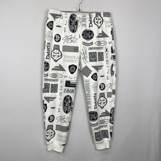 【中古品】【メンズ】 JORDAN BRAND ジョーダン ブランド M J ESS AOP FLC PANT HM7257-133 フリース パンツ ボトムス 159-251205-yo-09-tei サイズ：XXL カラー：ホワイト 万代Net店