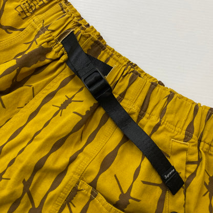 【中古品】【メンズ】 Supreme シュプリーム × SOUTH2 WEST8 サウスツーウエストエイト 別注 コラボ 21SS BELTED PANTS ベルテッド パンツ ボトムス 149-251205-yo-07-tei サイズ：M カラー：マスタード 万代Net店