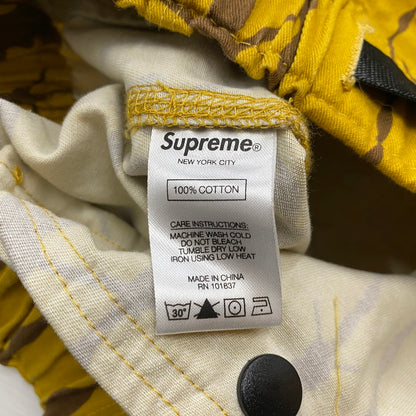 【中古品】【メンズ】 Supreme シュプリーム × SOUTH2 WEST8 サウスツーウエストエイト 別注 コラボ 21SS BELTED PANTS ベルテッド パンツ ボトムス 149-251205-yo-07-tei サイズ：M カラー：マスタード 万代Net店