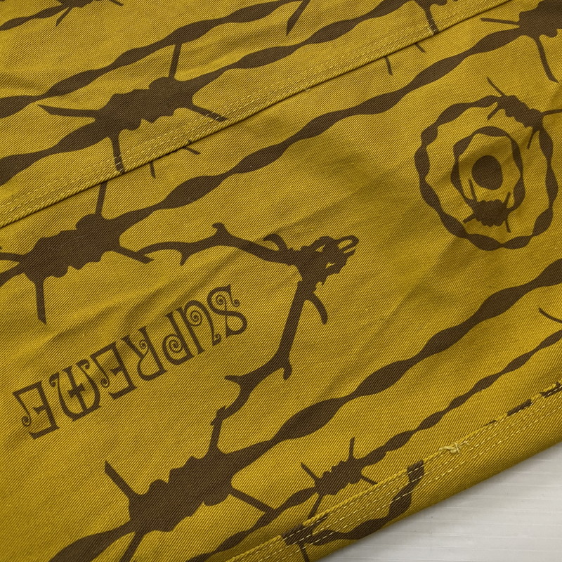 【中古品】【メンズ】 Supreme シュプリーム × SOUTH2 WEST8 サウスツーウエストエイト 別注 コラボ 21SS BELTED PANTS ベルテッド パンツ ボトムス 149-251205-yo-07-tei サイズ：M カラー：マスタード 万代Net店