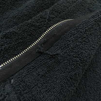 【中古品】【メンズ】 CUNE キューン PILE ZIP UP PARKA LG10EM27 パイル ジップアップ パーカー 長袖 トップス 145-251205-yo-04-tei サイズ：2 カラー：ブラック 万代Net店