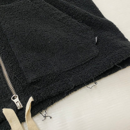 【中古品】【メンズ】 CUNE キューン PILE ZIP UP PARKA LG10EM27 パイル ジップアップ パーカー 長袖 トップス 145-251205-yo-04-tei サイズ：2 カラー：ブラック 万代Net店