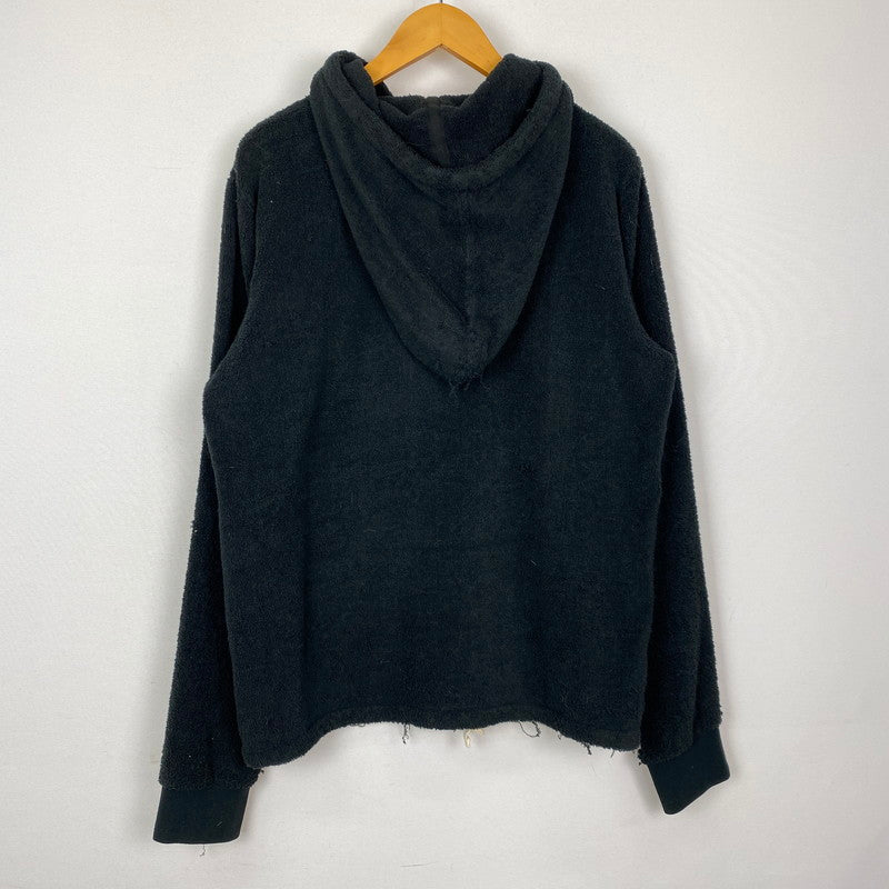 【中古品】【メンズ】 CUNE キューン PILE ZIP UP PARKA LG10EM27 パイル ジップアップ パーカー 長袖 トップス 145-251205-yo-04-tei サイズ：2 カラー：ブラック 万代Net店