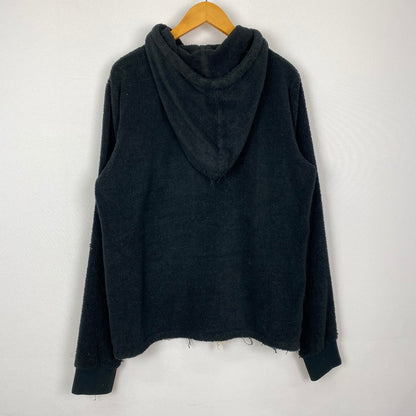 【中古品】【メンズ】 CUNE キューン PILE ZIP UP PARKA LG10EM27 パイル ジップアップ パーカー 長袖 トップス 145-251205-yo-04-tei サイズ：2 カラー：ブラック 万代Net店