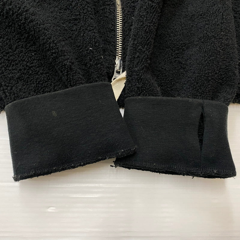 【中古品】【メンズ】 CUNE キューン PILE ZIP UP PARKA LG10EM27 パイル ジップアップ パーカー 長袖 トップス 145-251205-yo-04-tei サイズ：2 カラー：ブラック 万代Net店