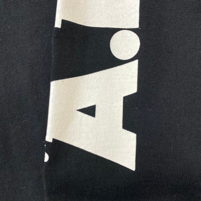 【中古品】【メンズ】 A BATHING APE アベイシングエイプ × UNDEFEATED アンディフィーテッド 別注 コラボ L/S COTTON TEE ロングスリーブ コットン Tシャツ 長袖 トップス 142-251208-yy-05-tei サイズ：XL カラー：ブラック 万代Net店