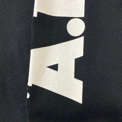 【中古品】【メンズ】 A BATHING APE アベイシングエイプ × UNDEFEATED アンディフィーテッド 別注 コラボ L/S COTTON TEE ロングスリーブ コットン Tシャツ 長袖 トップス 142-251208-yy-05-tei サイズ：XL カラー：ブラック 万代Net店