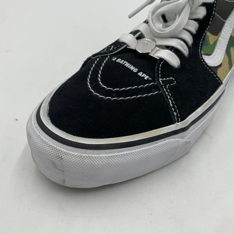 【中古品】【メンズ】 VANS ヴァンズ × ABATHINGAPE アベイシングエイプ LX SK8-MID REISSUE 83 スケートミッド リイシュー スニーカー 靴 スケーターシューズ 162-251204-ts-10-tei サイズ：29ｃｍ カラー：カモ柄 万代Net店
