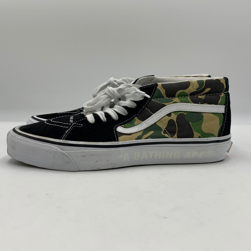 【中古品】【メンズ】 VANS ヴァンズ × ABATHINGAPE アベイシングエイプ LX SK8-MID REISSUE 83 スケートミッド リイシュー スニーカー 靴 スケーターシューズ 162-251204-ts-10-tei サイズ：29ｃｍ カラー：カモ柄 万代Net店