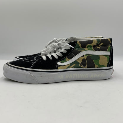 【中古品】【メンズ】 VANS ヴァンズ × ABATHINGAPE アベイシングエイプ LX SK8-MID REISSUE 83 スケートミッド リイシュー スニーカー 靴 スケーターシューズ 162-251204-ts-10-tei サイズ：29ｃｍ カラー：カモ柄 万代Net店