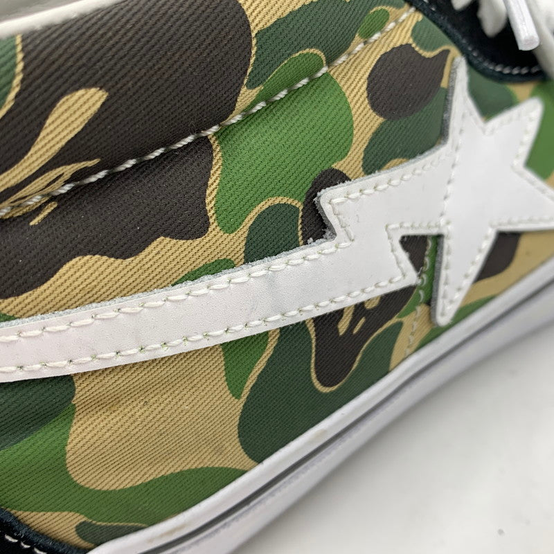 【中古品】【メンズ】 VANS ヴァンズ × ABATHINGAPE アベイシングエイプ LX SK8-MID REISSUE 83 スケートミッド リイシュー スニーカー 靴 スケーターシューズ 162-251204-ts-10-tei サイズ：29ｃｍ カラー：カモ柄 万代Net店
