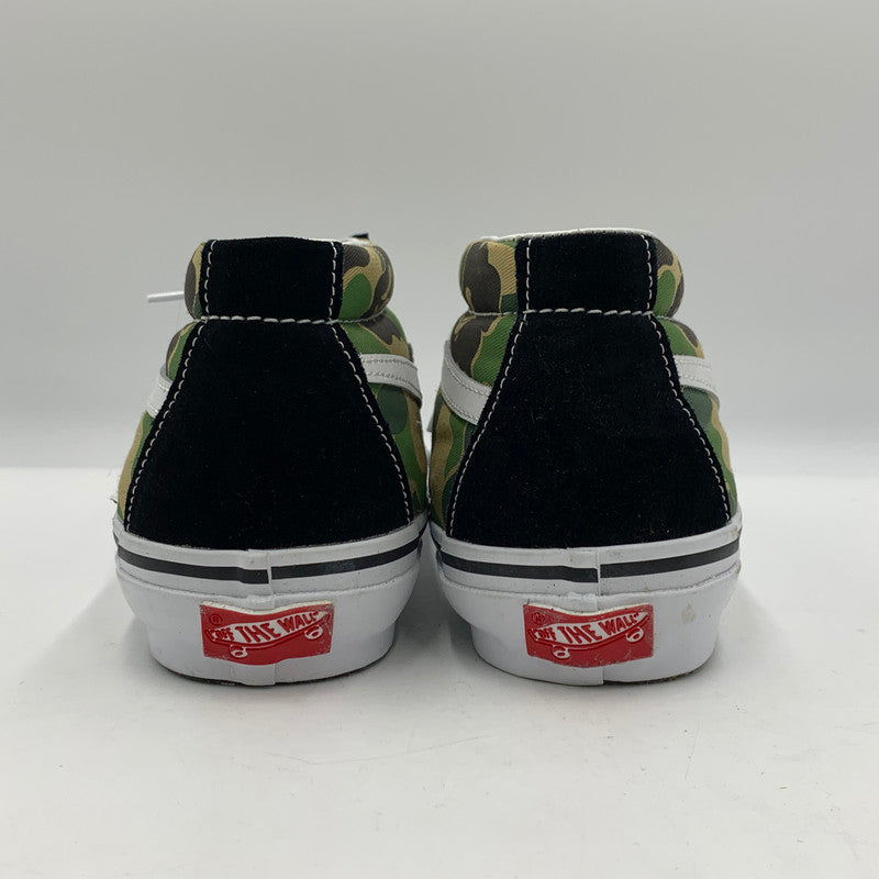 【中古品】【メンズ】 VANS ヴァンズ × ABATHINGAPE アベイシングエイプ LX SK8-MID REISSUE 83 スケートミッド リイシュー スニーカー 靴 スケーターシューズ 162-251204-ts-10-tei サイズ：29ｃｍ カラー：カモ柄 万代Net店
