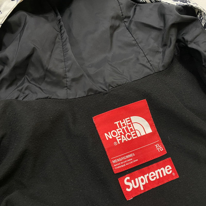 【中古品】【メンズ】 Supreme シュプリーム × THE NORTH FACE ザ・ノースフェイス 別注 コラボ 17AW MOUNTAIN PARKA NF0A3CAF マウンテンパーカー ライトアウター ジャケット 149-251207-ts-02-tei サイズ：XL カラー：ブルー 万代Net店